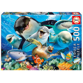 Puzzle pentru copii animale marine Educa 11230 