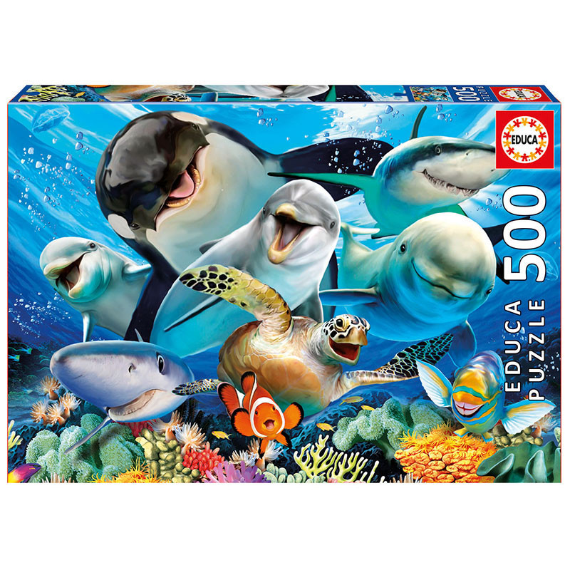 Puzzle pentru copii animale marine  11230