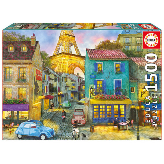Puzzle pentru copii Stradă din Paris Educa 11250 
