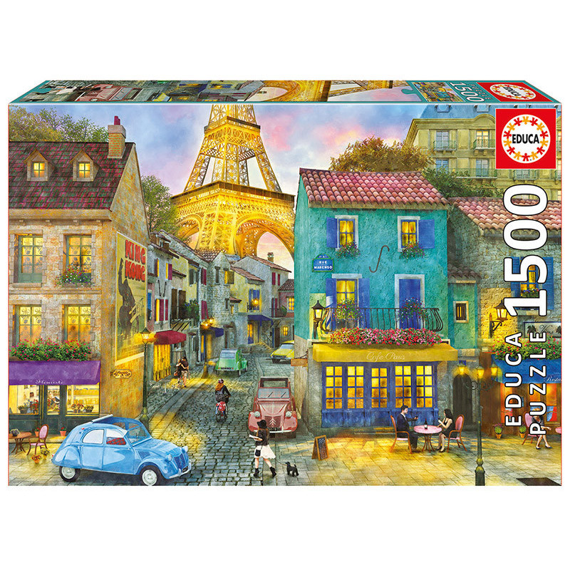 Puzzle pentru copii Stradă din Paris  11250