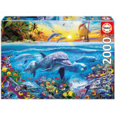 Puzzle Familie de delfini Educa 11255 