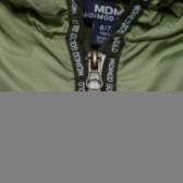 Geacă Midimod verde cu glugă și design kaki pentru băieți Midimod 112656 2