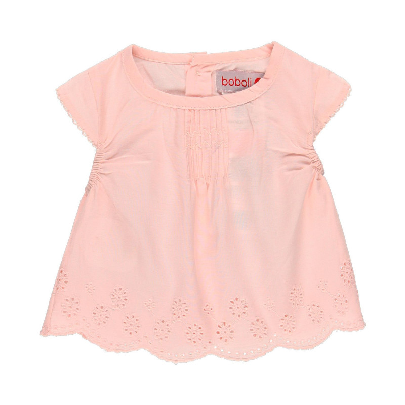 Tricou de bumbac pentru fetiță Boboli, roz  112727