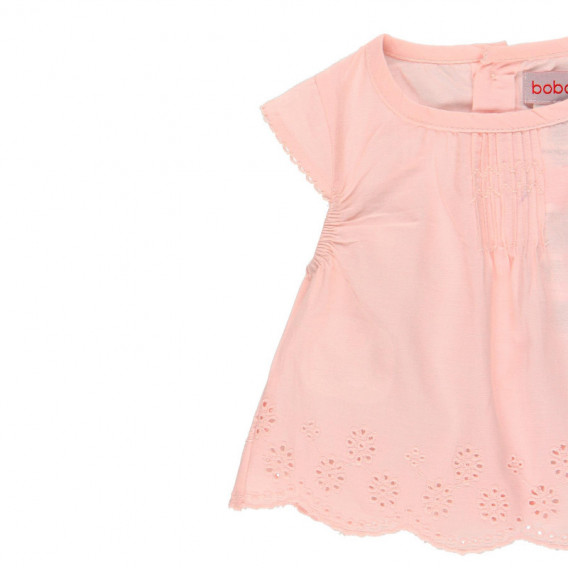 Tricou de bumbac pentru fetiță Boboli, roz Boboli 112729 3