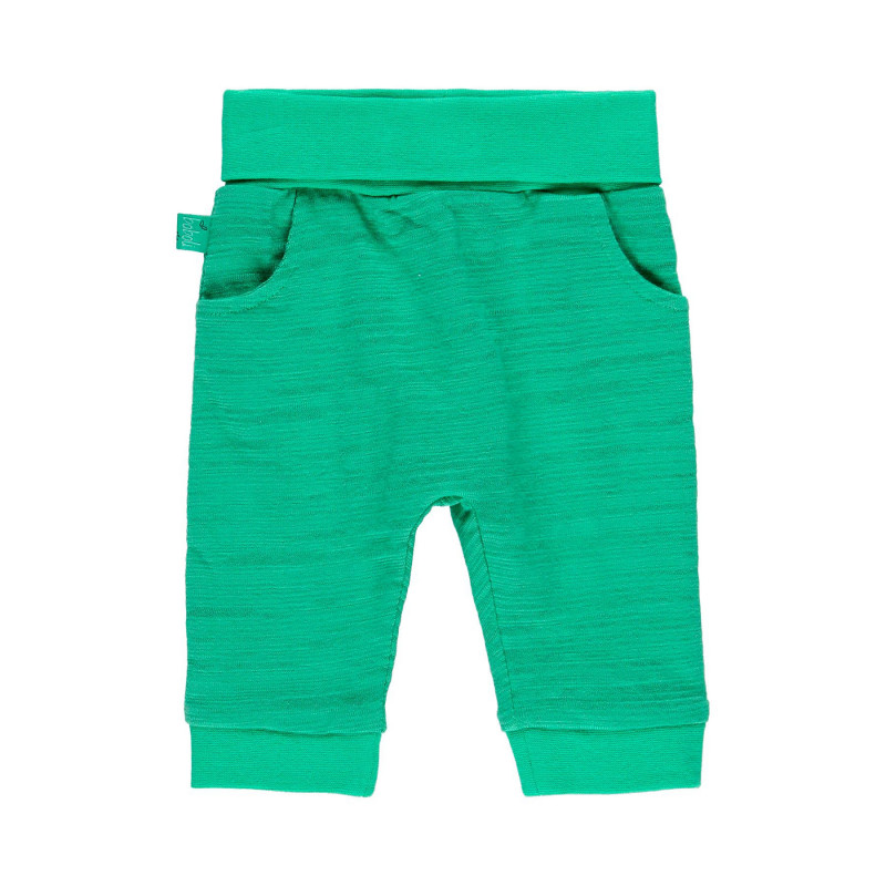 Pantaloni de bumbac pentru băieți Boboli, verzi  112740