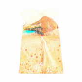 Rochie de bumbac Boboli cu imprimeu colorat Boboli 112875 2