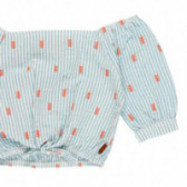 Bluză Boboli din bumbac, cu dungi, pentru fete Boboli 112880 3