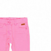 Pantaloni din denim Boboli pentru fete, roz Boboli 112961 3