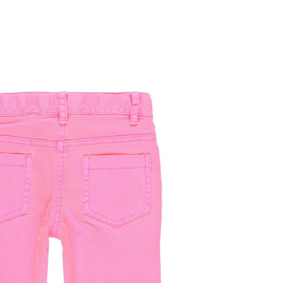 Pantaloni din denim Boboli pentru fete, roz Boboli 112962 4