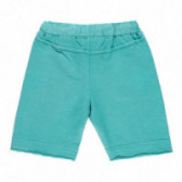 Pantaloni scurți Baboli de bumbac, albaștri, pentru băieți Boboli 112971 2