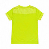 Tricou de bumbac Boboli cu imprimeu de surf, verde, pentru băieți Boboli 112974 2