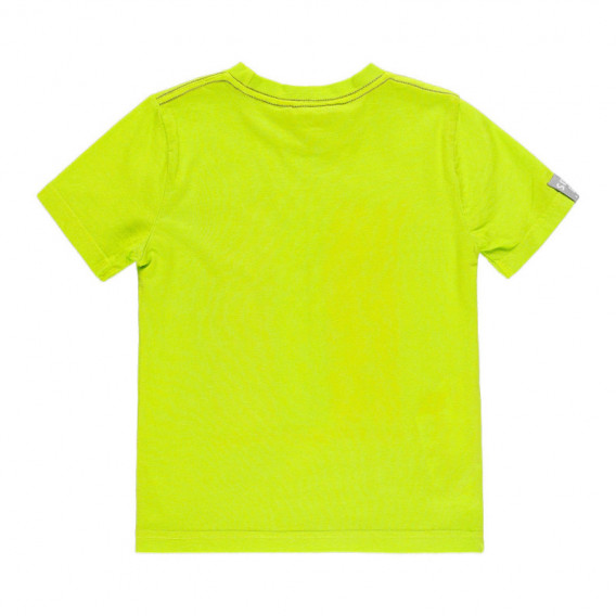 Tricou de bumbac cu imprimeu Boboli, verde, pentru băieți Boboli 112984 2