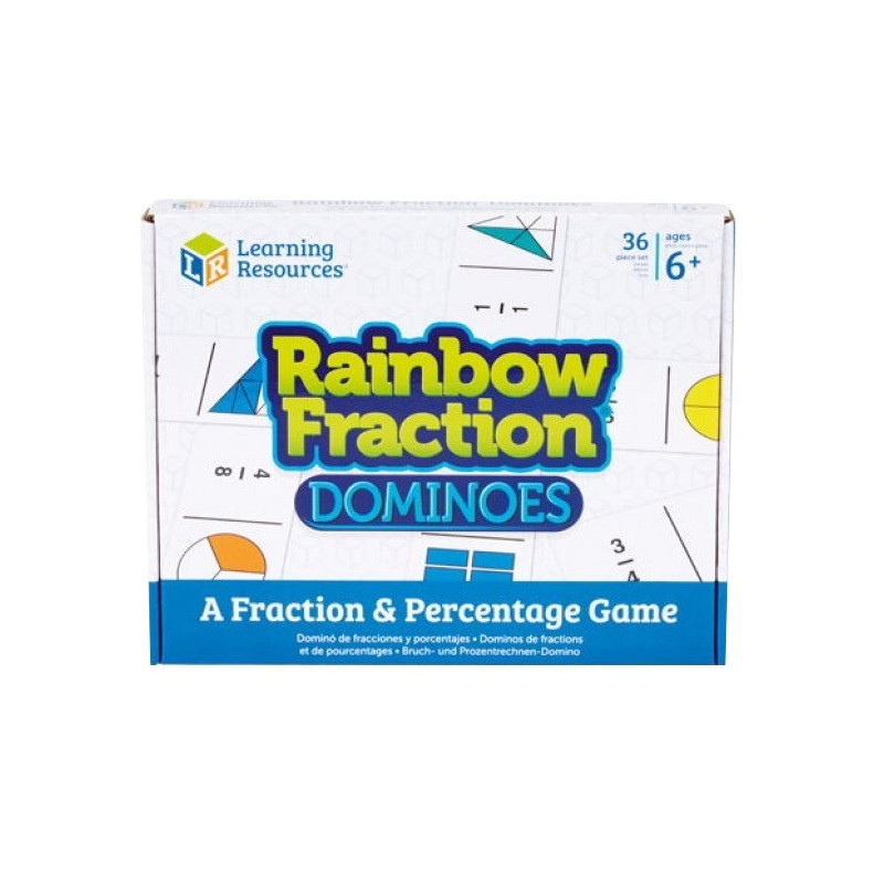 Domino Rainbow - joc cu fracții  113106