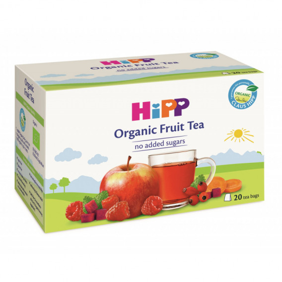 Ceai organic de fructe, cutie 0,040 kg (20 buc. X 2 g) Hipp 113538 