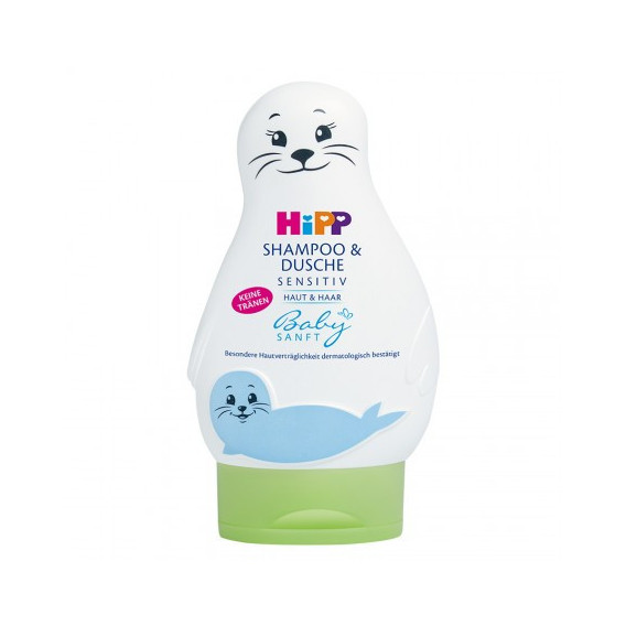 Șampon pentru păr și corp, flacon 200 ml. Hipp 113556 