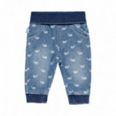 Pantaloni din denim pentru copii cu imprimeu Boboli 113677 
