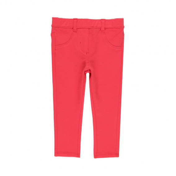Pantaloni de fete din bumbac, roz Boboli 113778 