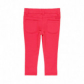 Pantaloni de fete din bumbac, roz Boboli 113779 2