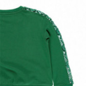 Bluză de fete cu accent pe mâneci, verde Boboli 113861 4