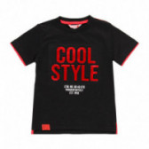 Tricou pentru băieți cu imprimeu Cool Style, negru Boboli 113967 