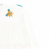 Bluză fată Boboli cu imprimeu floral, alb Boboli 114031 4