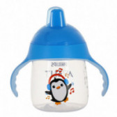 Cupa cu pinguin cu vârf dur, albastru Avent 200 ml, 1+ ani Philips AVENT 114068 2