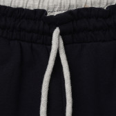 Pantaloni scurți de bumbac pentru băieți cu imprimeu „Go!”, negru Acar 114461 3