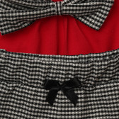 Set de bluză fără mâneci si  pantaloni scurți pentru fete, roșu și negru Acar 114503 7