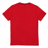Tricou de bumbac pentru băieți cu imprimeu auto, roșu Acar 114562 4