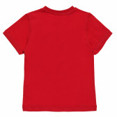 Tricou de bumbac pentru băieți cu imprimeu NYC, roșu Acar 114804 4