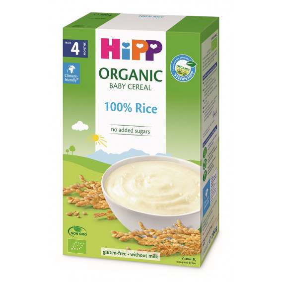 Terci organic instant fără lapte, cutie 200 g. Hipp 114946 