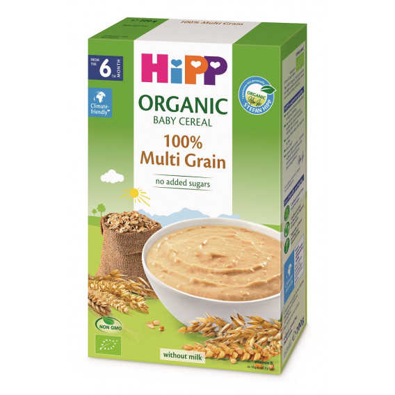 Terci de cereale organice fără lapte 200 g Hipp 114947 3