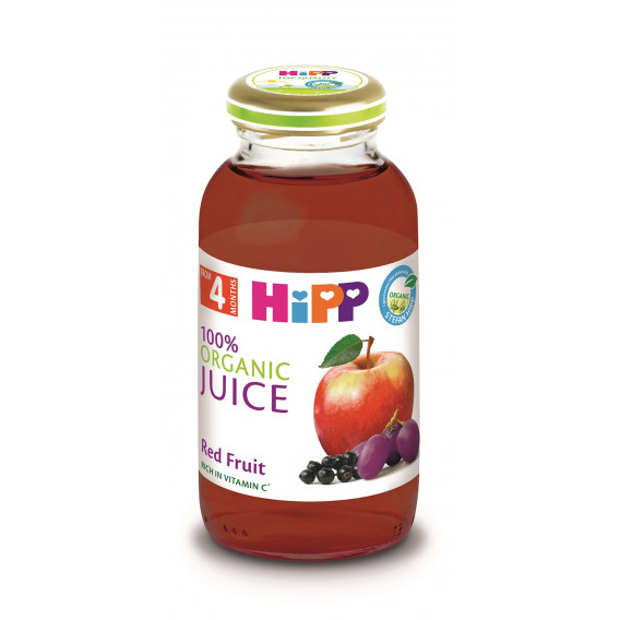 Suc de fructe roșu BIO, flacon de 200 ml Hipp 114954 