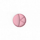 Farfurie adezivă de silicon de culoare roz Everyday baby 114976 3