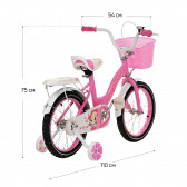 Biciclete Anabel pentru copii, 16”, de culoare roz ZIZITO 115019 4