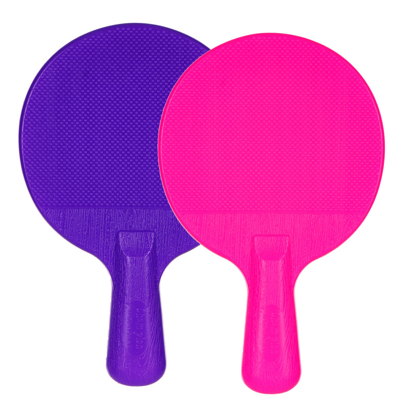 Set de tenis de masă - 2 rachete colorate cu mingi  115322