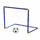 Poartă de fotbal cu plasă și pompă, dimensiuni: 55,5 x 88 x 45,5 cm, minge și pompă GT 115362 
