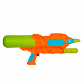 Pistol de apă, cu pompă, verde-portocaliu, 49 cm GT 115460 