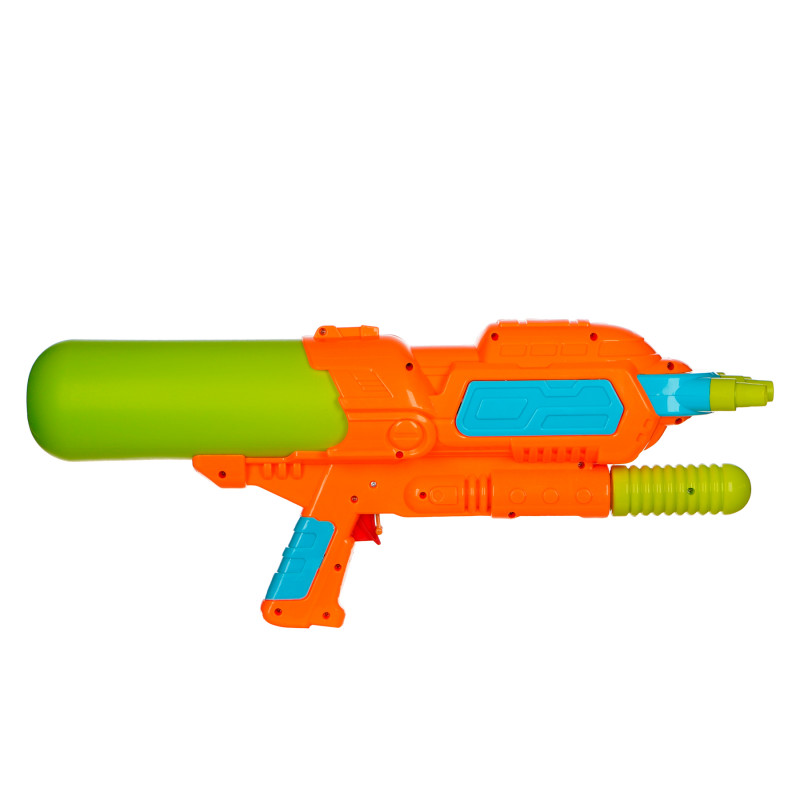 Pistol de apă, cu pompă, verde-portocaliu, 49 cm  115460