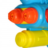 Pistol cu apă cu două capete de pulverizare și pompă, albastră HL 116011 3