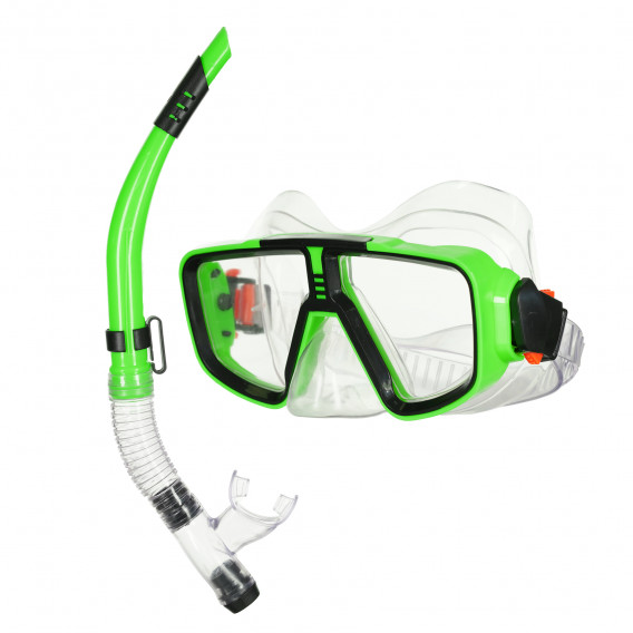 Set mască și snorkel, verde HL 116109 