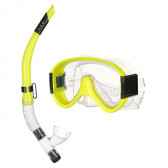 Set mască snorkel pentru scufundări, galben HL 116124 