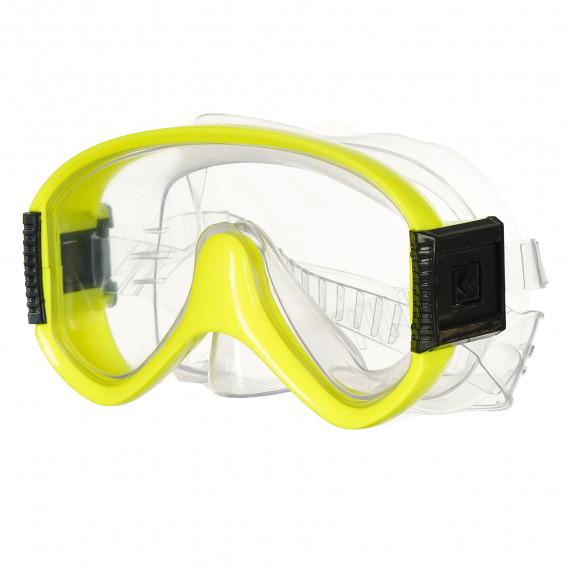 Set mască snorkel pentru scufundări, galben HL 116127 4