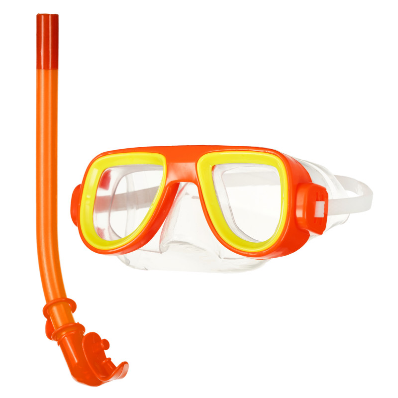 Set de înot - mască și snorkel, portocaliu  116177