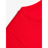 Tricou roșu din bumbac organic cu imprimeu pentru băieți Name it 116410 4