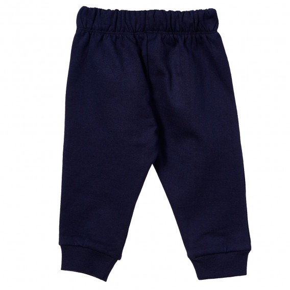 Pantaloni din bumbac pentru băieși, albastru bleumarin Birba 116627 2