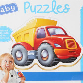 Puzzle 5 în 1, vehicule și mașini specializate Educa 116894 5