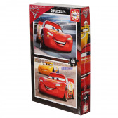 Puzzle pentru copii mașinuțe, 48 de părți Cars 116922 3