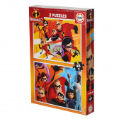 2 în 1 puzzle Incredibilii pentru copii Incredibles 116934 3