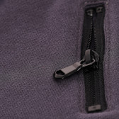 Pantaloni pentru copii, gri, cu detalii negre Idexe 117038 4